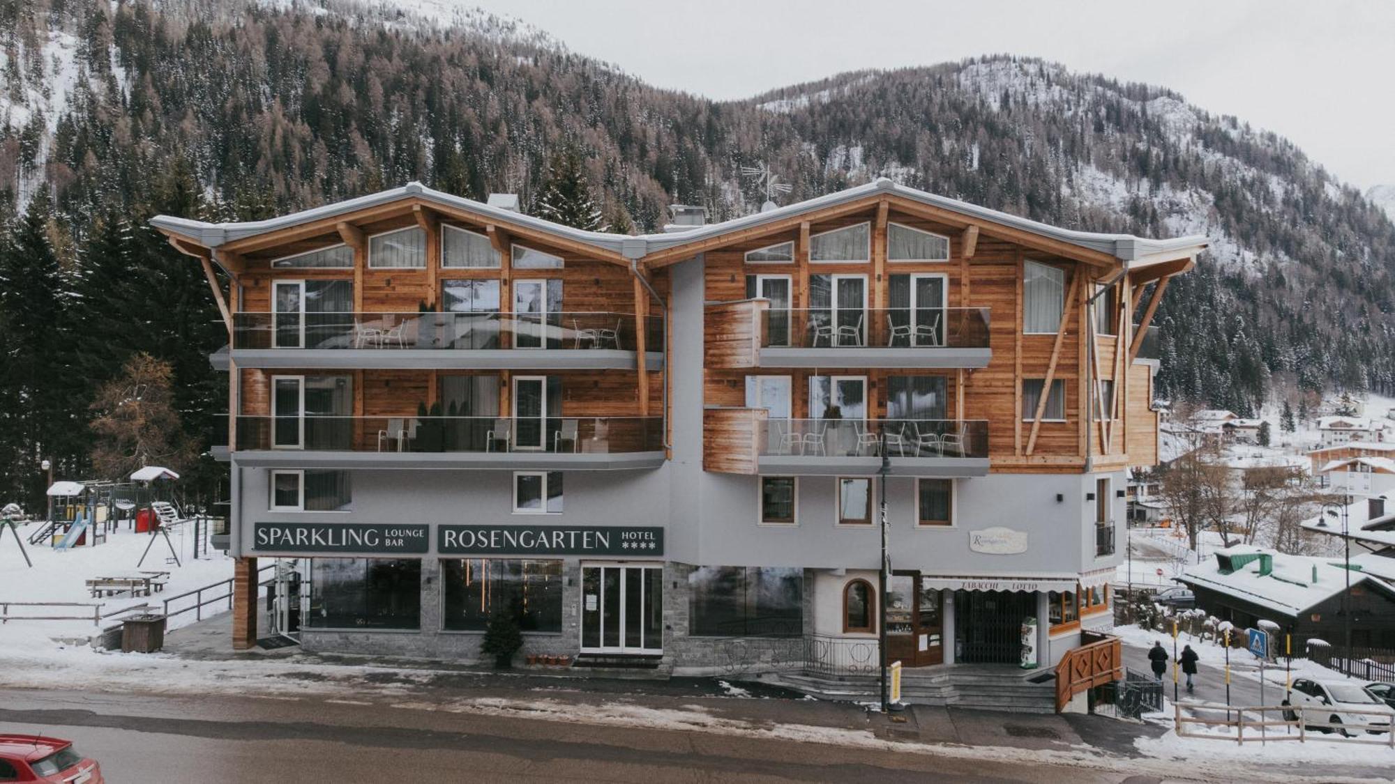 Hotel Rosengarten Мадонна-ди-Кампильо Экстерьер фото